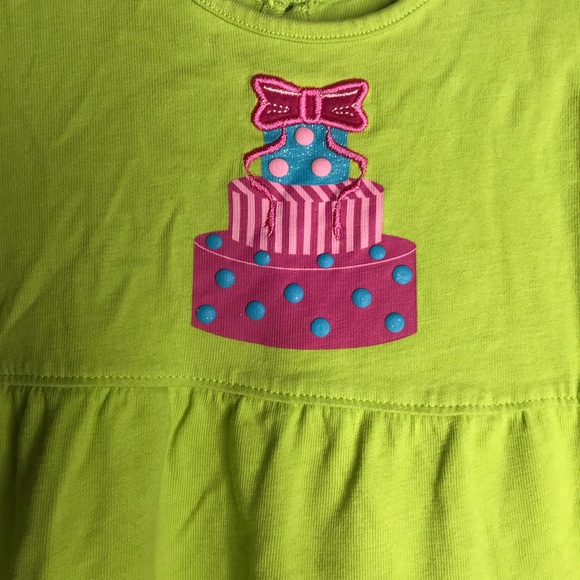 5/$25! J Khaki green birthday dress size 2T - Picture 2 of 4